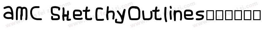AMC SketchyOutlines字体转换